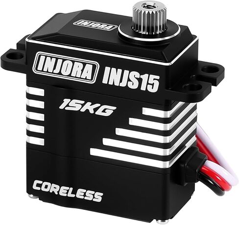 INJORA INJS15 15KG Coreless High Torque Micro Servo for 1/18 1/24 RC Crawler Upgrade in Saudi Arabia