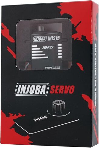INJORA INJS15 15KG Coreless High Torque Micro Servo for 1/18 1/24 RC Crawler Upgrade in Saudi Arabia