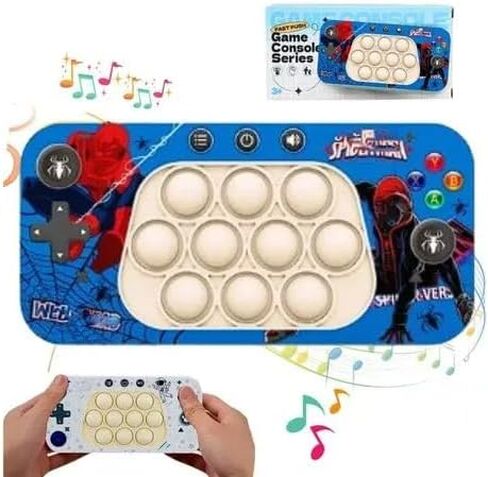 Spider Pop Game Fidget Toy for Kids & Adults, Handheld Push Bubble Game Machine, Quick Push Game Controller Sensory Fidget Games for Kids Boys Girls in Saudi Arabia