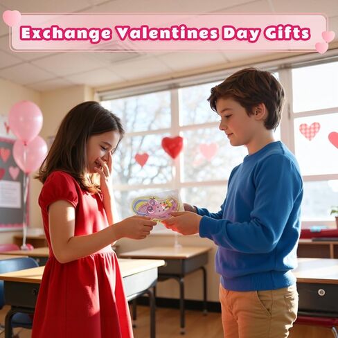 Valentines Day Cards for Kids School Classroom,30 Pack Valentines Day Gifts for Kids with Shoe Charms Bulk, Valentine Party Favor School Exchange Gifts in Saudi Arabia