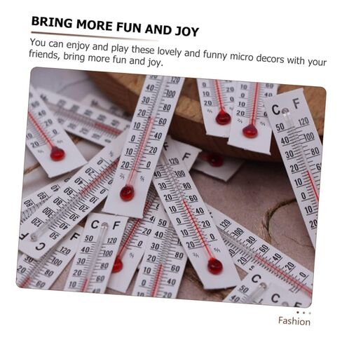25Pcs Miniature Thermometer Figures Dollhouse Temperature Gauge Models for Craft Projects and Micro Scenes Mini Thermometers in Saudi Arabia