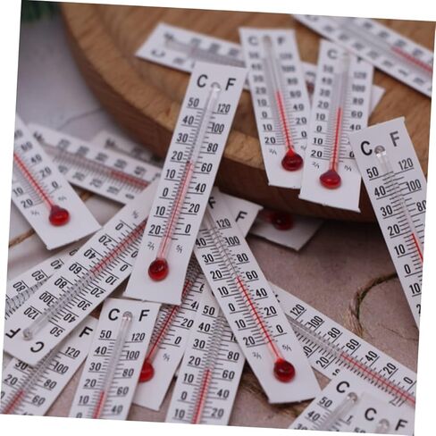 25Pcs Miniature Thermometer Figures Dollhouse Temperature Gauge Models for Craft Projects and Micro Scenes Mini Thermometers in Saudi Arabia