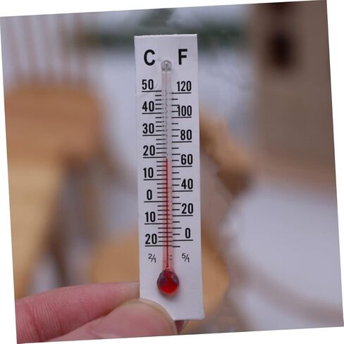 25Pcs Miniature Thermometer Figures Dollhouse Temperature Gauge Models for Craft Projects and Micro Scenes Mini Thermometers in Saudi Arabia