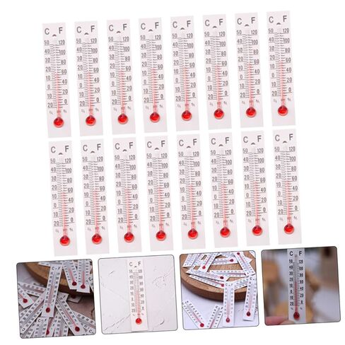 25Pcs Miniature Thermometer Figures Dollhouse Temperature Gauge Models for Craft Projects and Micro Scenes Mini Thermometers in Saudi Arabia