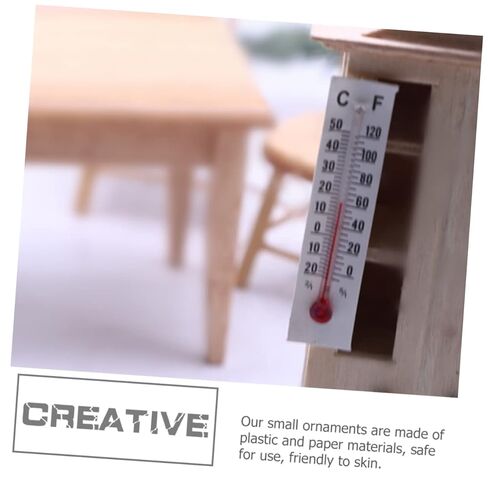 25Pcs Miniature Thermometer Figures Dollhouse Temperature Gauge Models for Craft Projects and Micro Scenes Mini Thermometers in Saudi Arabia