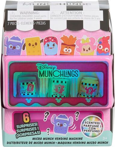 Disney Munchlings Micro Munch Vending Machine, Collectible Munchlings Figures, for Boys and Girls, Ages 3 and up in Saudi Arabia
