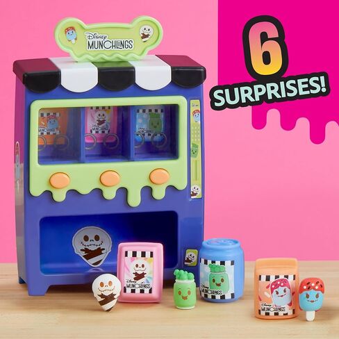 Disney Munchlings Micro Munch Vending Machine, Collectible Munchlings Figures, for Boys and Girls, Ages 3 and up in Saudi Arabia