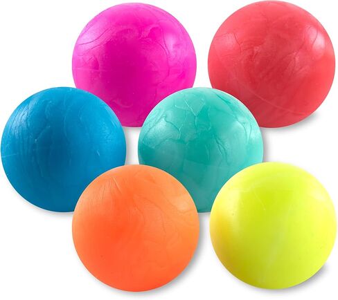Super Z Outlet 1 Inch Small Neon Rubber Super Bouncy Balls for Kids Birthday Party Favor Prizes, Colorful Assortment - (Pack of 24) in Saudi Arabia