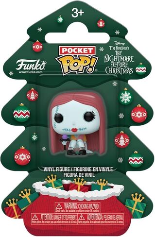 Funko Pop! Pocket Pop Holiday Tree: The Nightmare Before Christmas - Sally - Collectable Vinyl Figure - Gift Idea - Official Merchandise - Toys for Kids & Adults - Disney - Figure for Collectors in Saudi Arabia