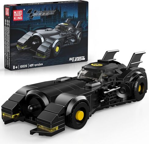 Mould King Technik Bat Super Car Builidng Toys Sets, 10020 MOC Bat Iconic Vehicle Super Hero Gift for Kids, Boys and Girls, Ages 8+ (409 PCS) in Saudi Arabia