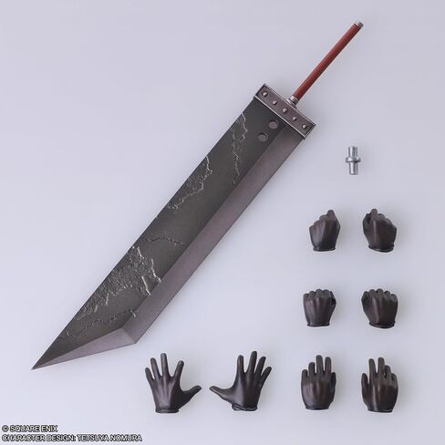 لعبة Final Fantasy VII BRING ARTS Zachs Fair من مادة PVC المطلية مسبقًا in Kuwait
