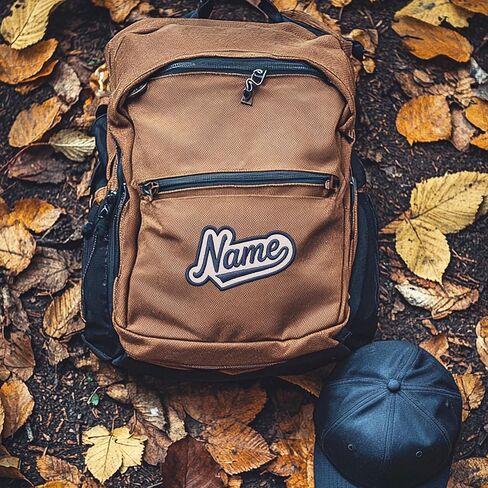 Custom Name Patches Embroidered for Girl Backpack, Embroidered Names Back Pack Patch, Customize Embroidery Patch, Girls Name Text Patches, Iron On Name Patches for Backpacks, Sew On Patches in Kuwait