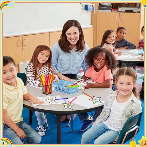 Realspring 48 Pcs 100th Day of School Gifts for Students Include 24 Pcs 0.4x7.8 in Glow in the Dark Sticks 24 You're 100 Days Brighter Cards with Washi Tapes for Classroom in Saudi Arabia