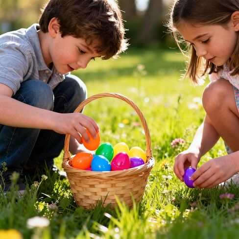 بيض عيد الفصح مملوء بـ 240 قطعة لصيد البيض، 120 بيضة عيد الفصح مملوءة مسبقًا ومحشوة بـ 120 لعبة صغيرة، حشوات سلة هدايا حفلات الأطفال in Kuwait