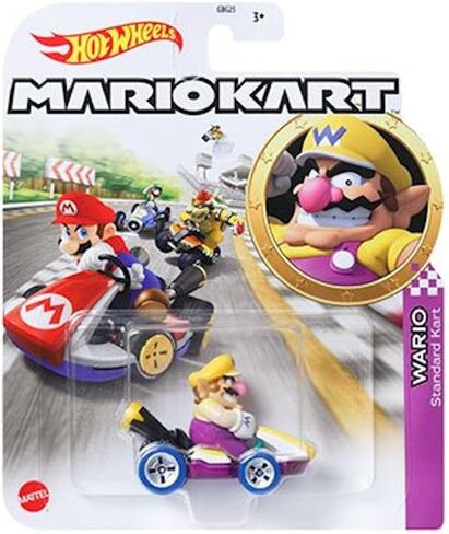 Hot Wheels Mario Kart Die-Cast Character Cars Collection, Bundle of 8, Nintendo Gaming Vehicles GBG25-957M in Saudi Arabia