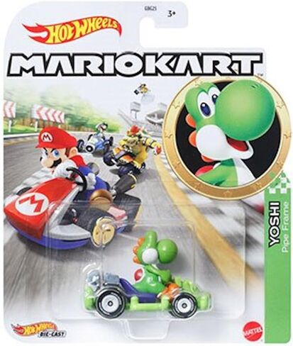 Hot Wheels Mario Kart Die-Cast Character Cars Collection, Bundle of 8, Nintendo Gaming Vehicles GBG25-957M in Saudi Arabia