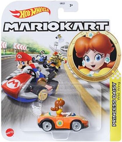 Hot Wheels Mario Kart Die-Cast Character Cars Collection, Bundle of 8, Nintendo Gaming Vehicles GBG25-957M in Saudi Arabia