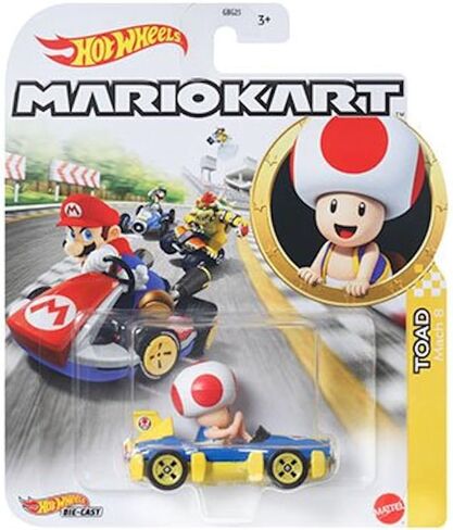 Hot Wheels Mario Kart Die-Cast Character Cars Collection, Bundle of 8, Nintendo Gaming Vehicles GBG25-957M in Saudi Arabia