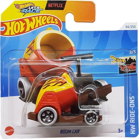 Hot Wheels - Boom Car - HW Ride-Ons 2/5 - HTC38 - Short Card - Netflix Let's Race - Mattel 2024-1:64 in Saudi Arabia