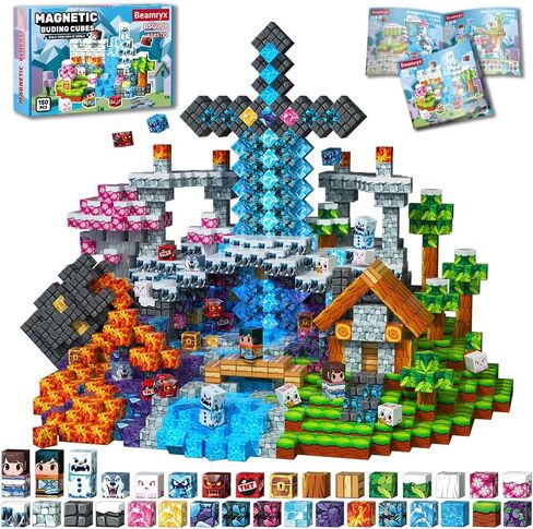 150pcs Magnetic Blocks Toys for Kids, Stacking Magnets, School STEM Toys Birthday Gifts for Boys and Holiday Easter Gifts BSG008 in Saudi Arabia