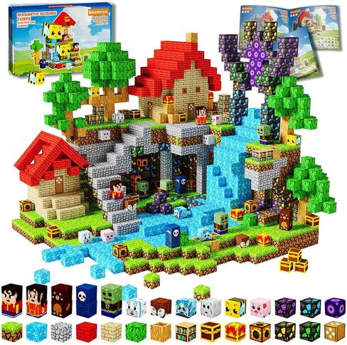 150pcs Magnetic Blocks Toys for Kids, Stacking Magnets, School STEM Toys Birthday Gifts for Boys and Holiday Easter Gifts BSG008 in Saudi Arabia