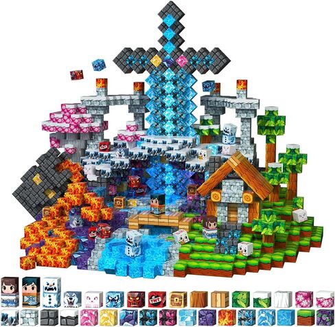 150pcs Magnetic Blocks Toys for Kids, Stacking Magnets, School STEM Toys Birthday Gifts for Boys and Holiday Easter Gifts BSG008 in Saudi Arabia