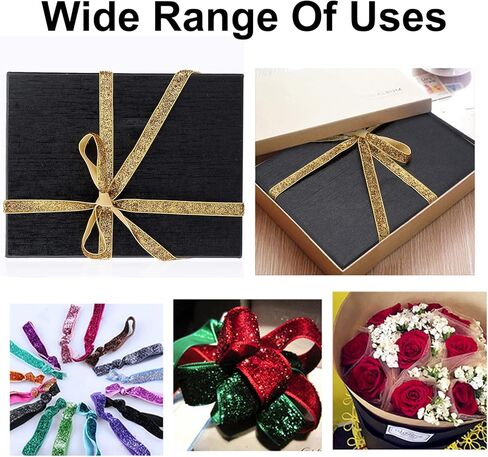 أشرطة ساتان بوليستر لامعة بطول 30 ياردة من بينكريت، شريط مخملي 15 لونًا لتغليف الهدايا والخياطة وتزيين الزفاف in Kuwait