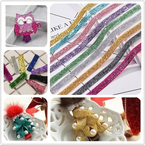 أشرطة ساتان بوليستر لامعة بطول 30 ياردة من بينكريت، شريط مخملي 15 لونًا لتغليف الهدايا والخياطة وتزيين الزفاف in Kuwait