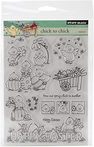 Penny Black Decorative Rubber Stamps, Chick to Chick (30-150) in Saudi Arabia