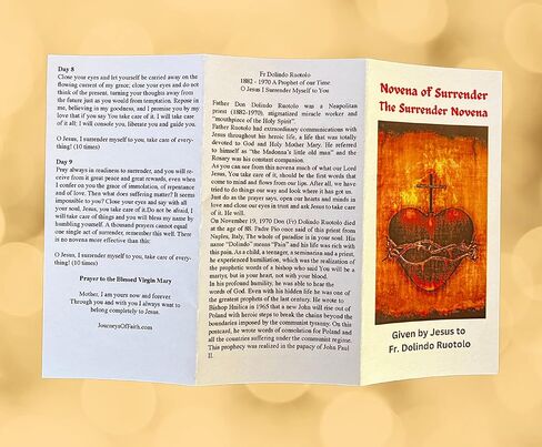The Surrender Novena (1) in Saudi Arabia