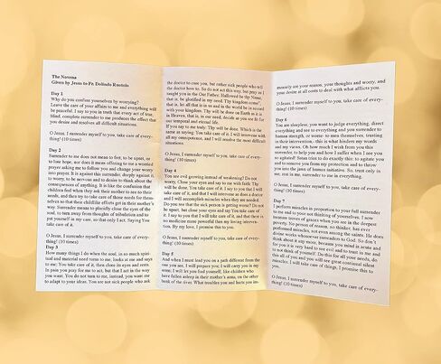 The Surrender Novena (1) in Saudi Arabia
