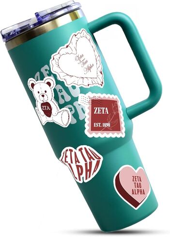 Zeta Tau Alpha - Sticker Sheet - Teddy Bears and Sisterhood Love Theme in Saudi Arabia