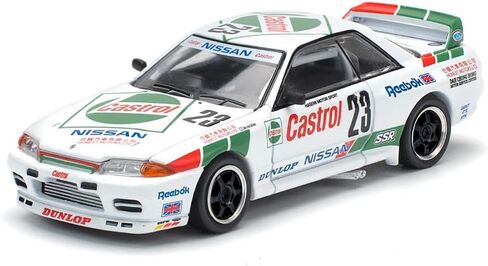 1:64 Diecast Model Car Compatible with Nissan Skyline GT-R BNR32#23 Winner 1990 Macau Guia Race Limited Edition by Pop Race PR640194 in Saudi Arabia
