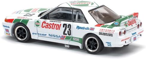 1:64 Diecast Model Car Compatible with Nissan Skyline GT-R BNR32#23 Winner 1990 Macau Guia Race Limited Edition by Pop Race PR640194 in Saudi Arabia
