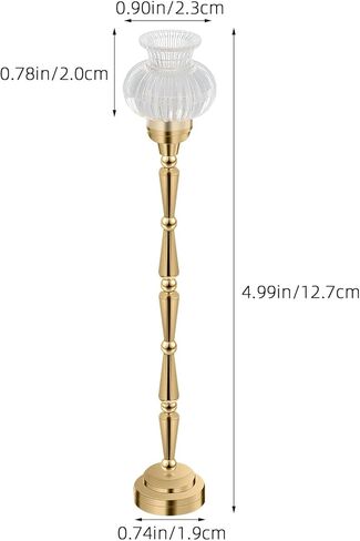 Milisten 1:12 Scale Mini Dollhouse Floor Lamp: Led Battery Operated Miniature Lighting for Dollhouse Accessories - Table Lamp for Miniature Decor in Saudi Arabia