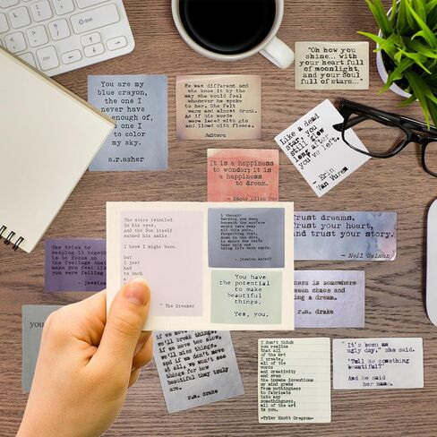 360 Pcs Inspirational Quote Stickers,120 Kinds(3 Pieces of Each),Retro Stickers,Scrapbooking Supplies,Suitable for Diary, Water Bottle,Phone Case,DIY Craft Making in Kuwait