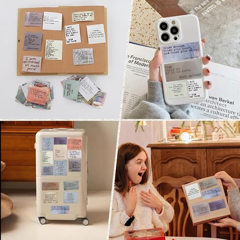 360 Pcs Inspirational Quote Stickers,120 Kinds(3 Pieces of Each),Retro Stickers,Scrapbooking Supplies,Suitable for Diary, Water Bottle,Phone Case,DIY Craft Making in Kuwait