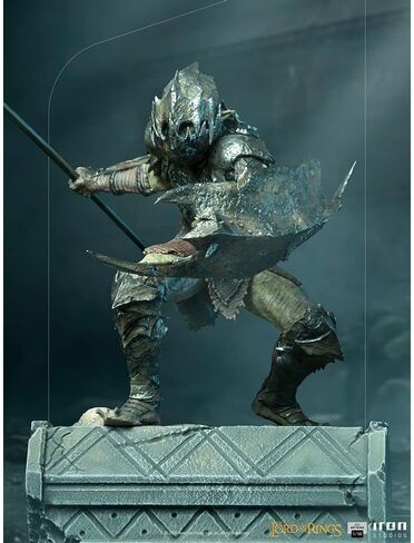 استوديوهات الحديد - سيد الخواتم - مقياس فني 1/10 - تمثال الأورك المدرع in Kuwait