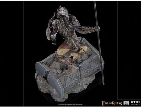 استوديوهات الحديد - سيد الخواتم - مقياس فني 1/10 - تمثال الأورك المدرع in Kuwait