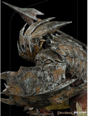 استوديوهات الحديد - سيد الخواتم - مقياس فني 1/10 - تمثال الأورك المدرع in Kuwait