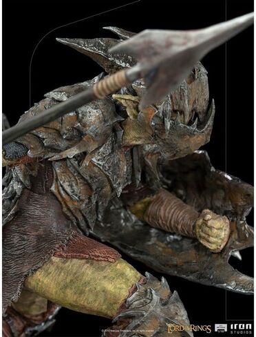 استوديوهات الحديد - سيد الخواتم - مقياس فني 1/10 - تمثال الأورك المدرع in Kuwait