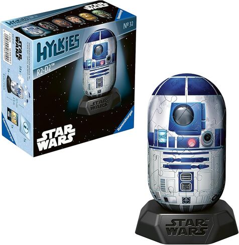 Ravensburger Hylkies: Star Wars Collectible Figures to Assemble Yourself - Figure #32 - R2-D2 - Build, Fall in Love, Collect - Mini Figures for Fans of Star Wars in Saudi Arabia