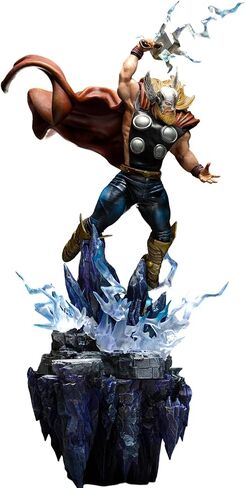 تمثال Iron Studios القابل للتجميع Thor Deluxe - Infinity Gauntlet Diorama - BDS Art Scale 1/10 Polystone الراتنج متعدد الألوان 17.2 بوصة 43.8 سم in Kuwait