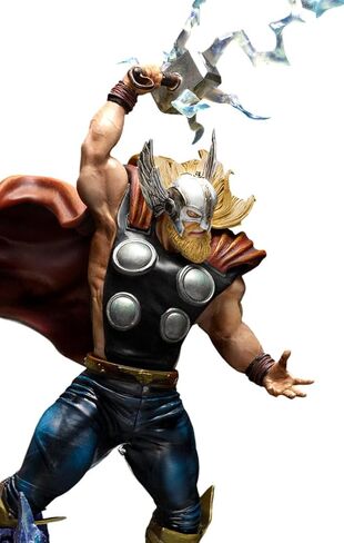 تمثال Iron Studios القابل للتجميع Thor Deluxe - Infinity Gauntlet Diorama - BDS Art Scale 1/10 Polystone الراتنج متعدد الألوان 17.2 بوصة 43.8 سم in Kuwait