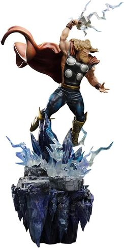 تمثال Iron Studios القابل للتجميع Thor Deluxe - Infinity Gauntlet Diorama - BDS Art Scale 1/10 Polystone الراتنج متعدد الألوان 17.2 بوصة 43.8 سم in Kuwait