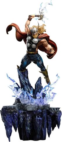 تمثال Iron Studios القابل للتجميع Thor Deluxe - Infinity Gauntlet Diorama - BDS Art Scale 1/10 Polystone الراتنج متعدد الألوان 17.2 بوصة 43.8 سم in Kuwait