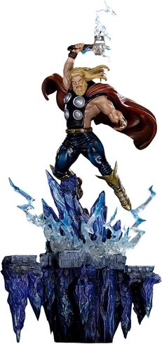 تمثال Iron Studios القابل للتجميع Thor Deluxe - Infinity Gauntlet Diorama - BDS Art Scale 1/10 Polystone الراتنج متعدد الألوان 17.2 بوصة 43.8 سم in Kuwait