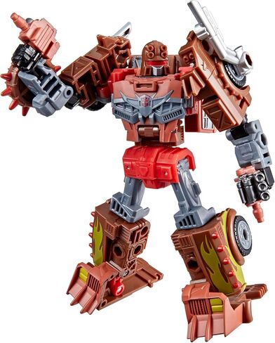 Transformers Age of The Primes Junkion Jalopy, Deluxe Class 5.5-Inch Converting Action Figure, Robot Toys for Ages 8+ in Saudi Arabia