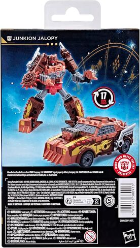 Transformers Age of The Primes Junkion Jalopy, Deluxe Class 5.5-Inch Converting Action Figure, Robot Toys for Ages 8+ in Saudi Arabia