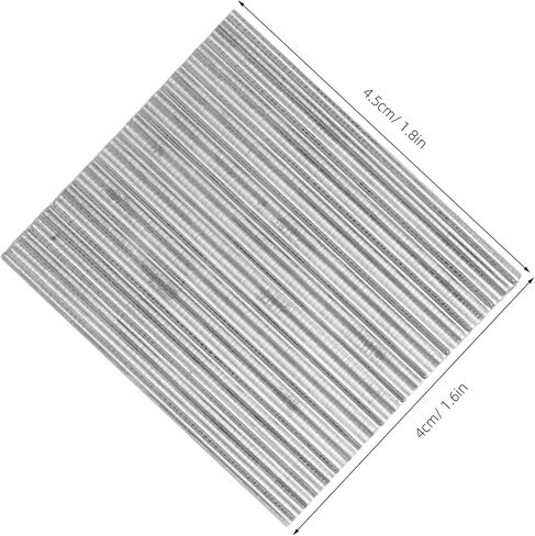NUOBESTY 24pcs Miniature Roof Tile: 1/35 Stainless Steel Corrugated Tile Simulation Shed Decor for Sand Table Project Shed Mini Roofing in Saudi Arabia